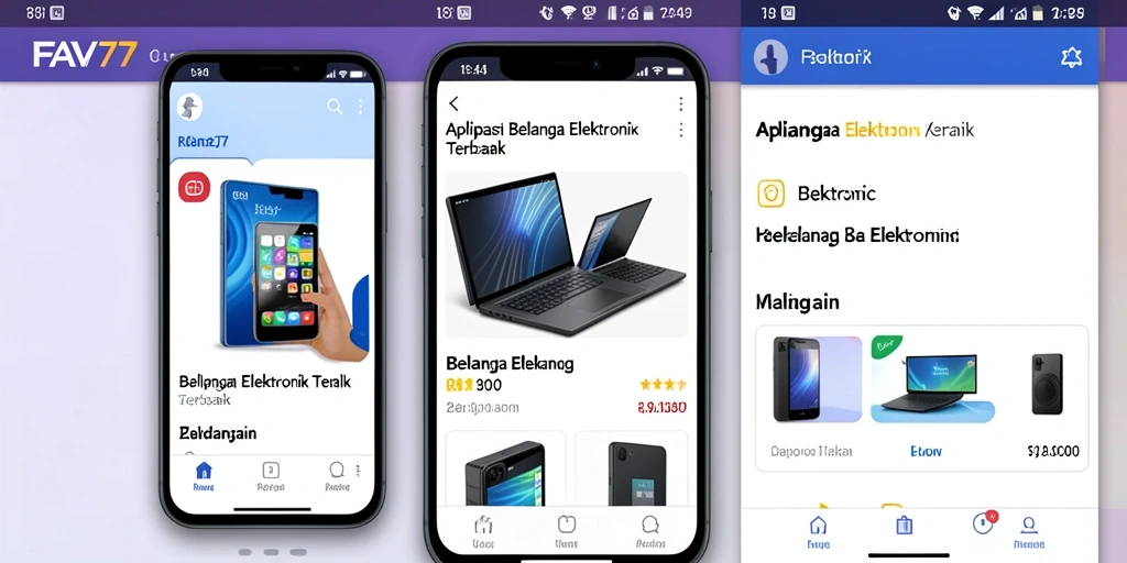 Tampilan antarmuka FAV77 yang modern dan user-friendly.