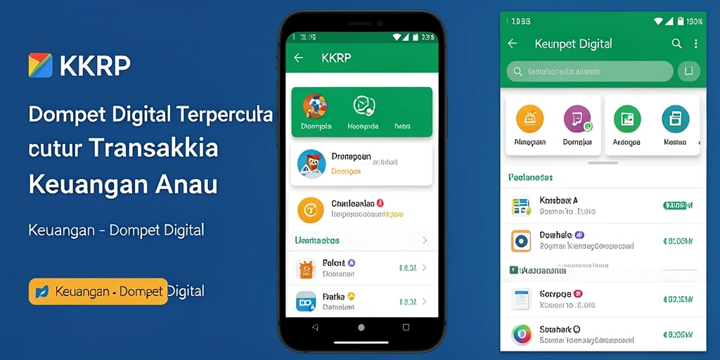 Antarmuka KKRP yang modern dan mudah digunakan untuk semua kebutuhan transaksi.