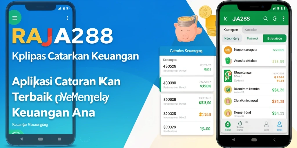 Antarmuka intuitif dari aplikasi Catatan Keuangan RAJA288.