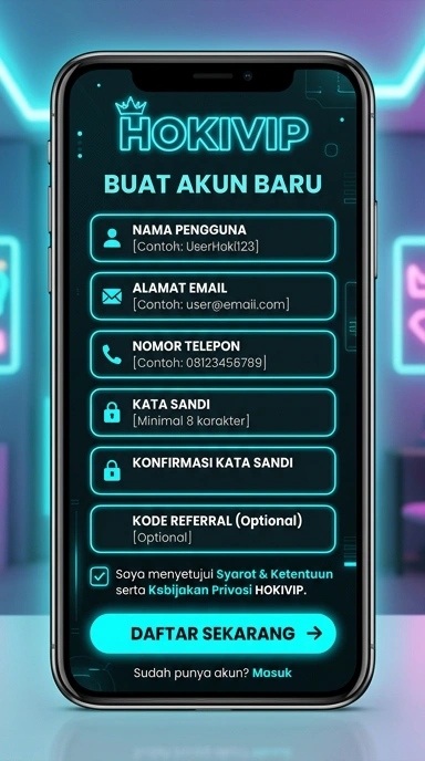 Buat Akun Baru di hokivip Dengan Mudah