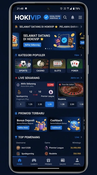 Kanal Resmi HokiVIP untuk Pengguna Android Indonesia